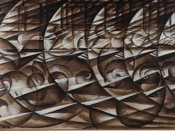 Giacomo balla espansione dinamica + velocità n. 9 1913 circa