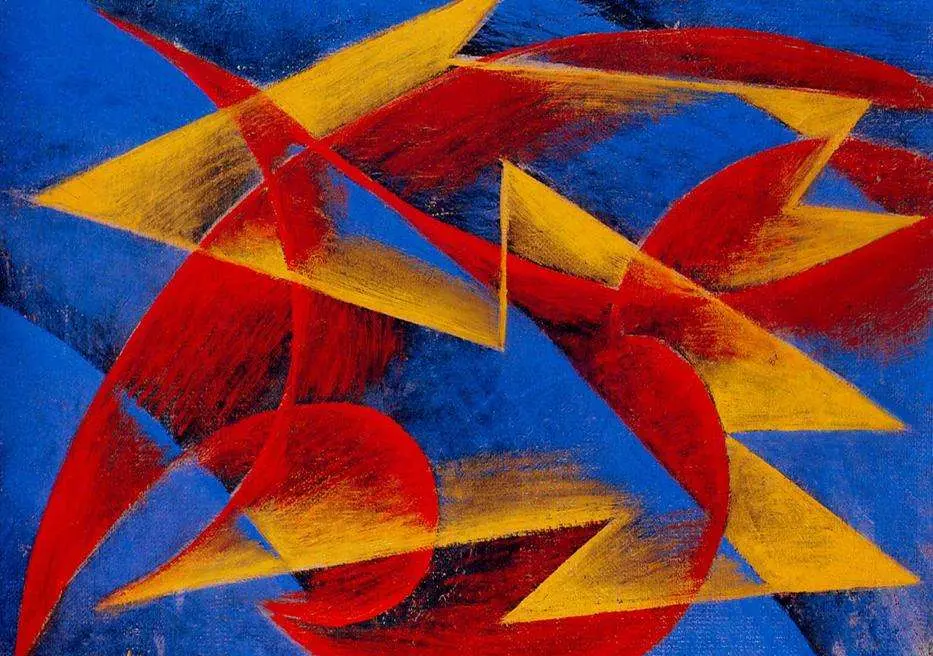 Giacomo balla linea di velocità 1913