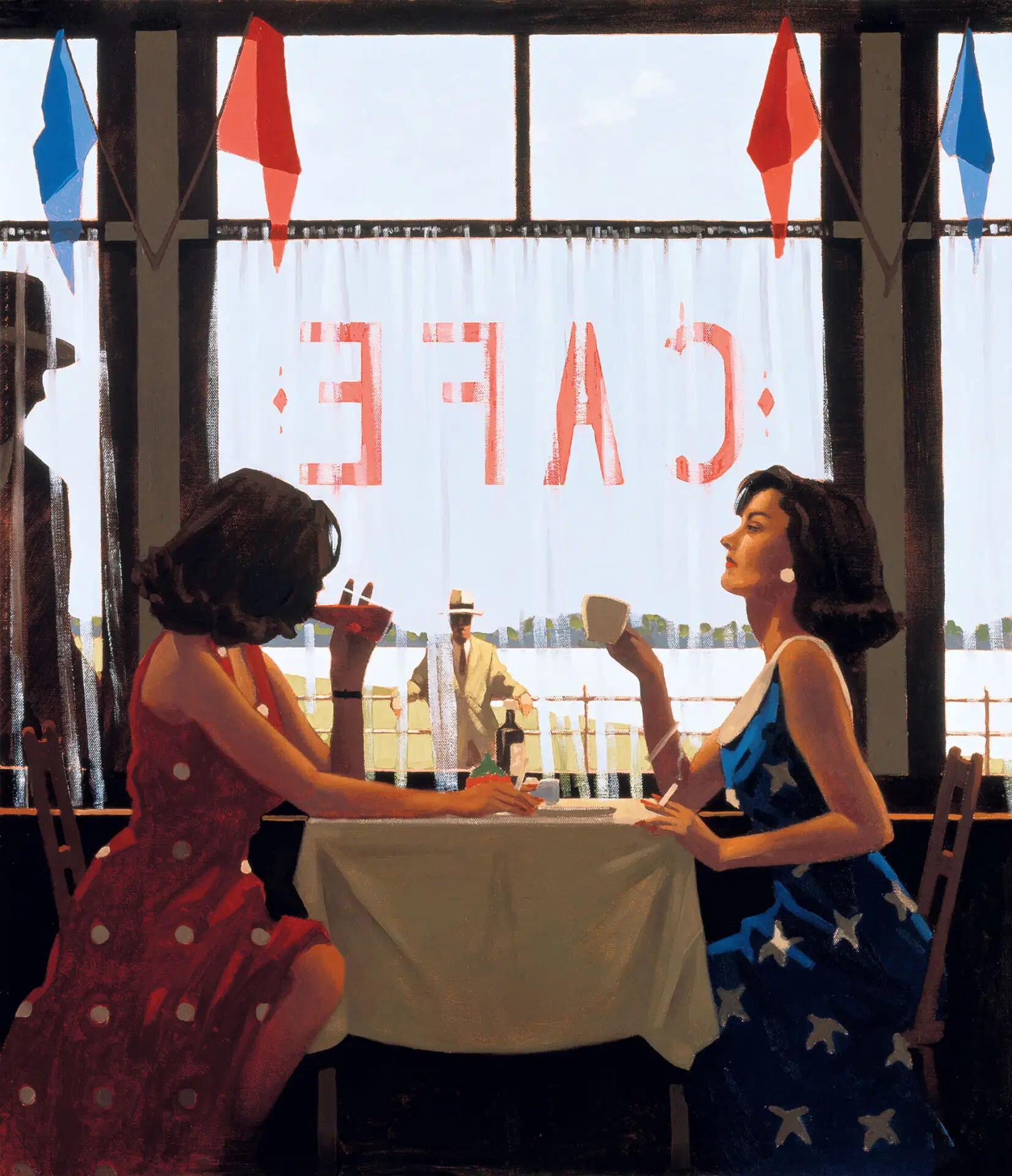 Jack vettriano café days 1995
