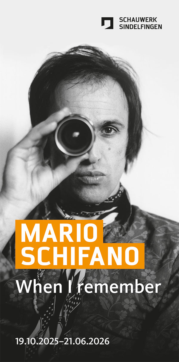 Mario schifano volantino mostra schauwerk sindelfingen germania