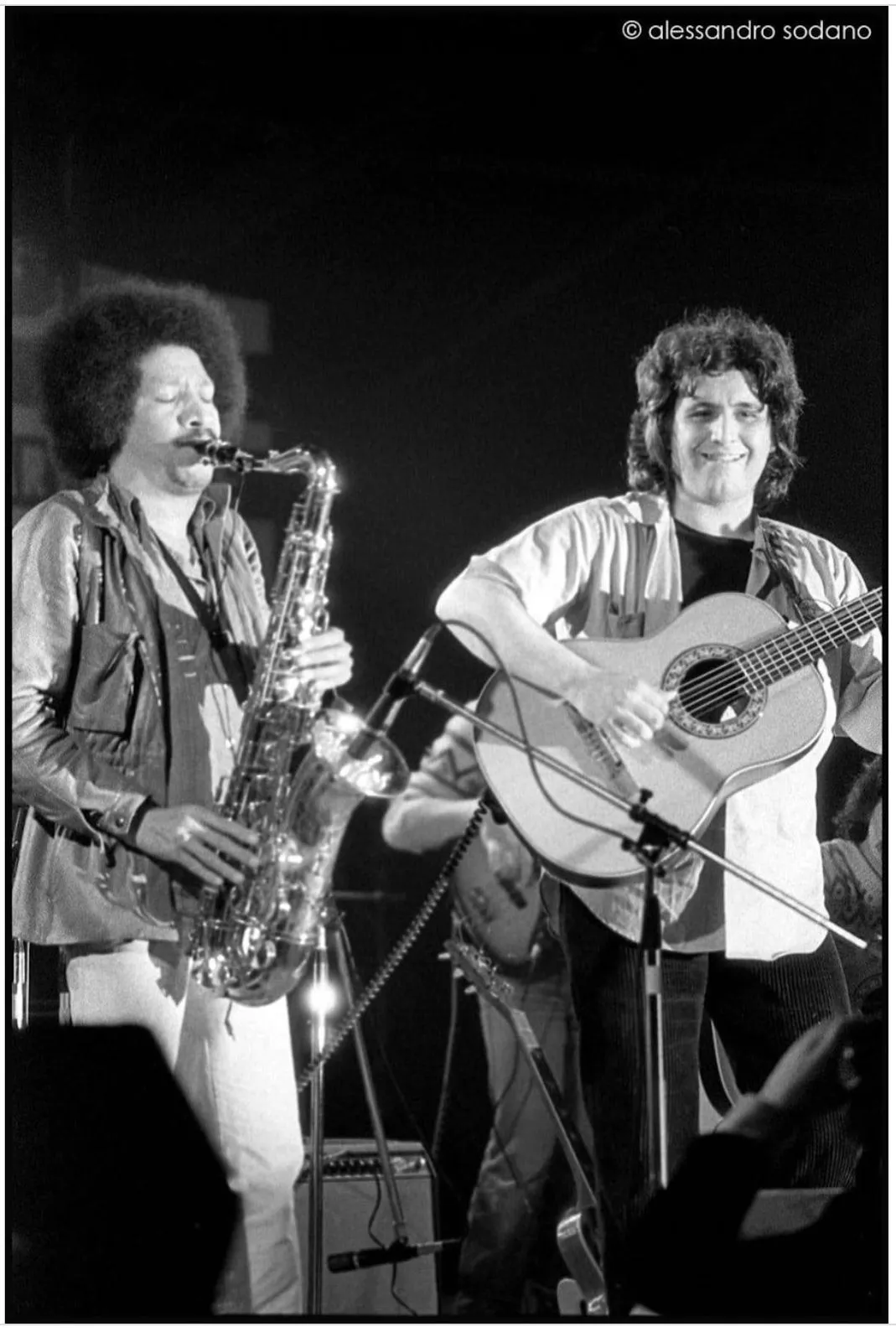 Napoli 1979 james senese pino daniele teatro tenda foto alessandro sodano.