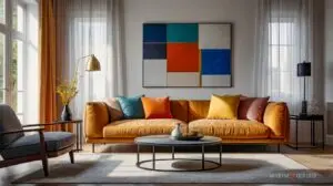 Tende da vetrata in lino su misura