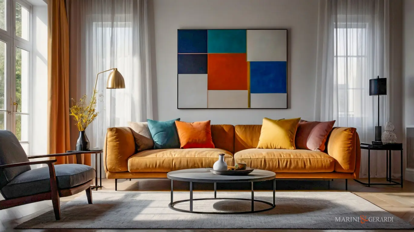 Tende da vetrata in lino su misura