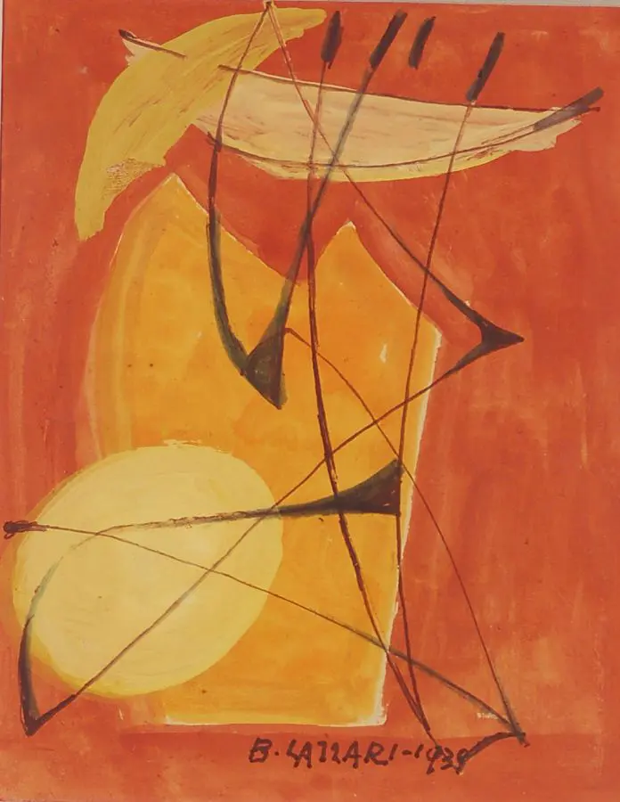 Bice lazzari 1939 astratto