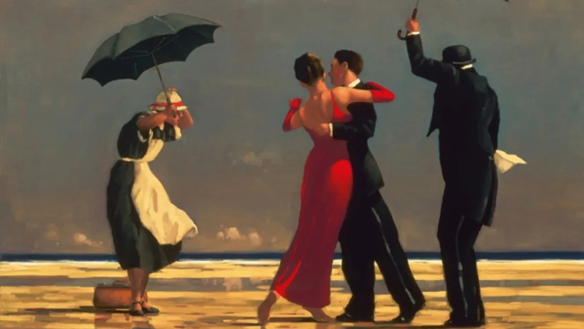 Retrospettiva jack vettriano the singing butler 1992 museo permanente milano