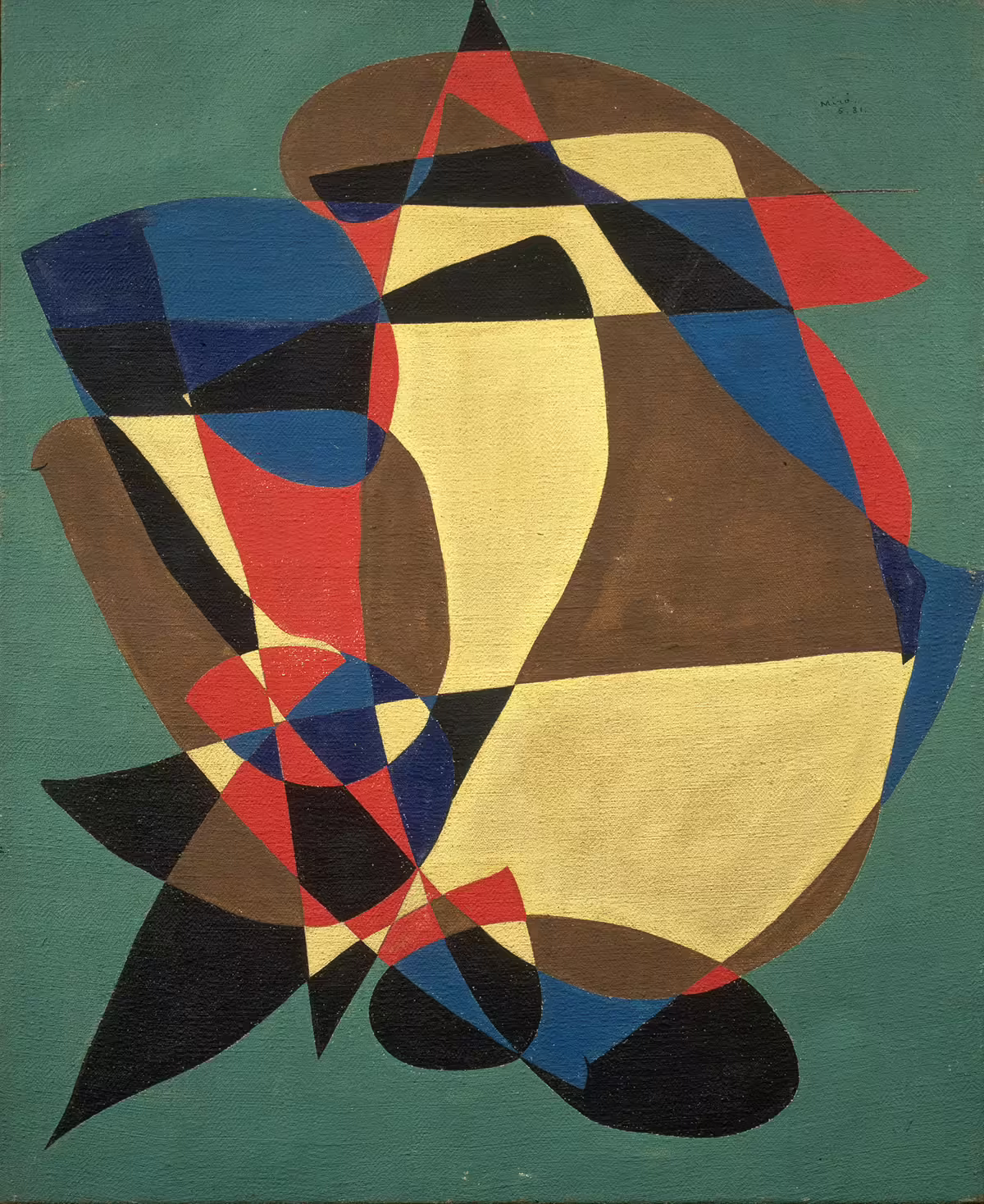 Joan miro testa di grande musicista 1931