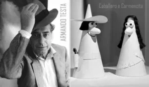 Armando testa pubblicoitario surrealista caballero carmencita