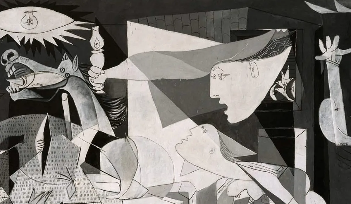 Guernica picasso la donna con la lampada a olio museo de arte reina sofía madrid