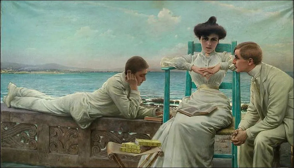In lettura sul mare vittorio matteo corcos 1859 1933 mostra belle Époque pisa