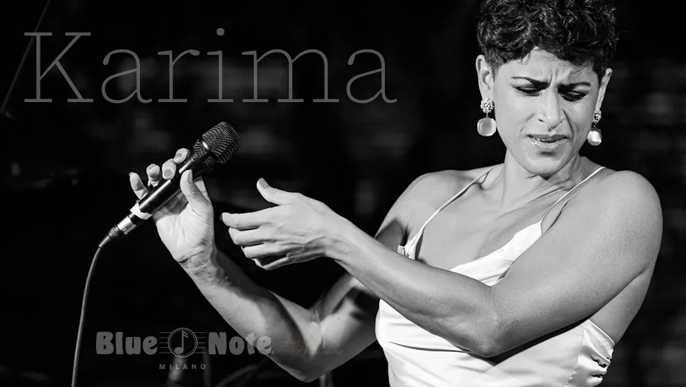 Karima in concerto al blue note di milano