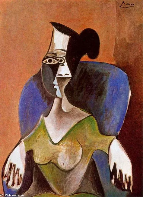Pablo picasso donna seduta woman in a chair 1923 mostra detroit institute of arts roma