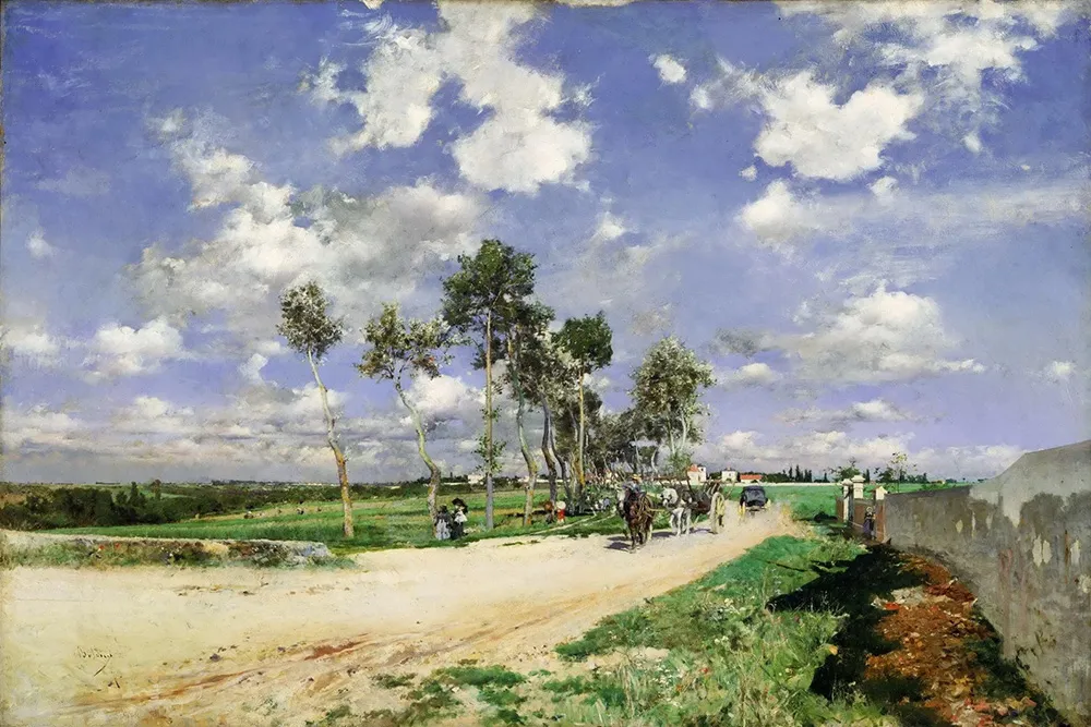 Strada maestra a combes la ville giovanni boldini