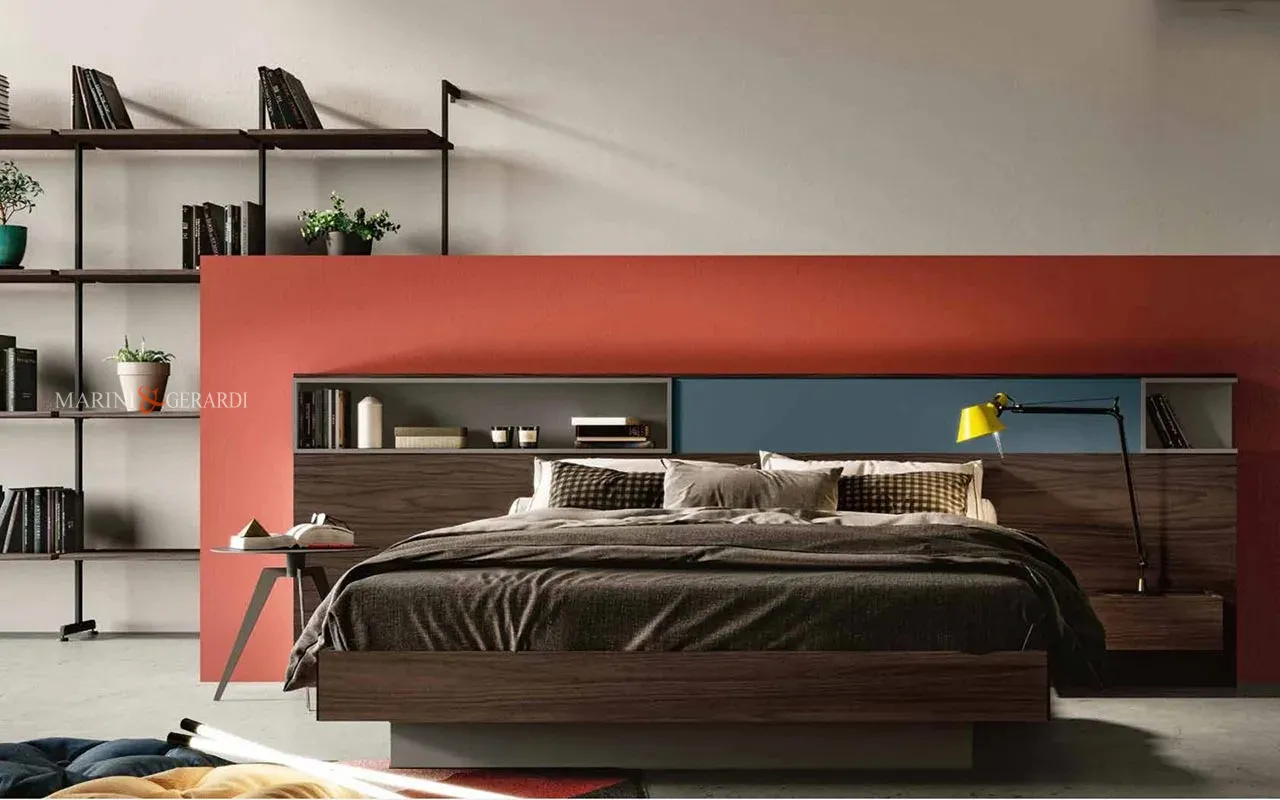 Letto matrimoniale king size in legno