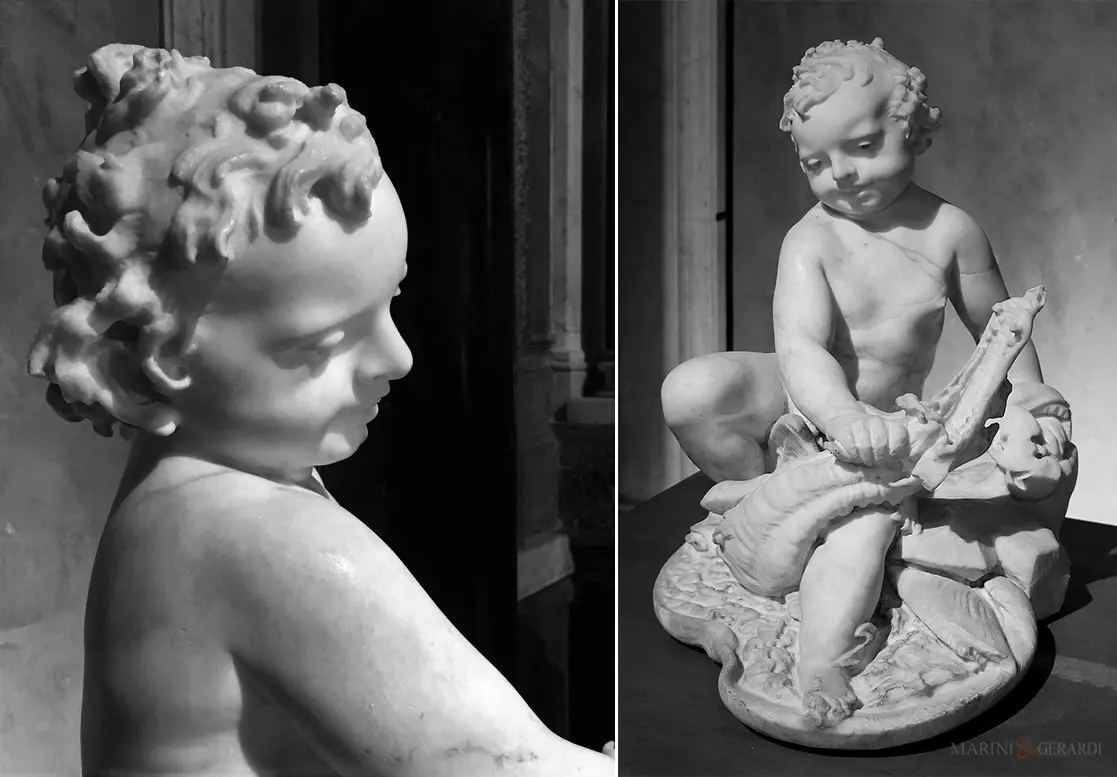 Mostr bernini barberberini roma putto su un drago 1616 17 getty museum