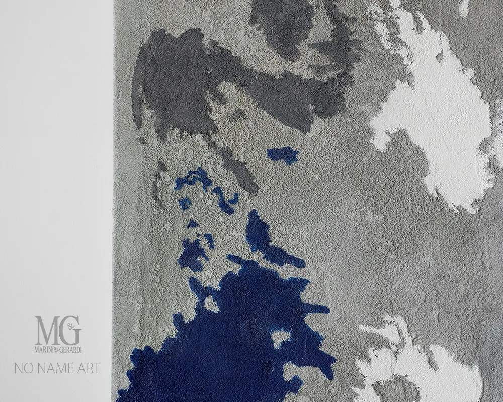 Quadri arredo materici terra cielo grigio blu