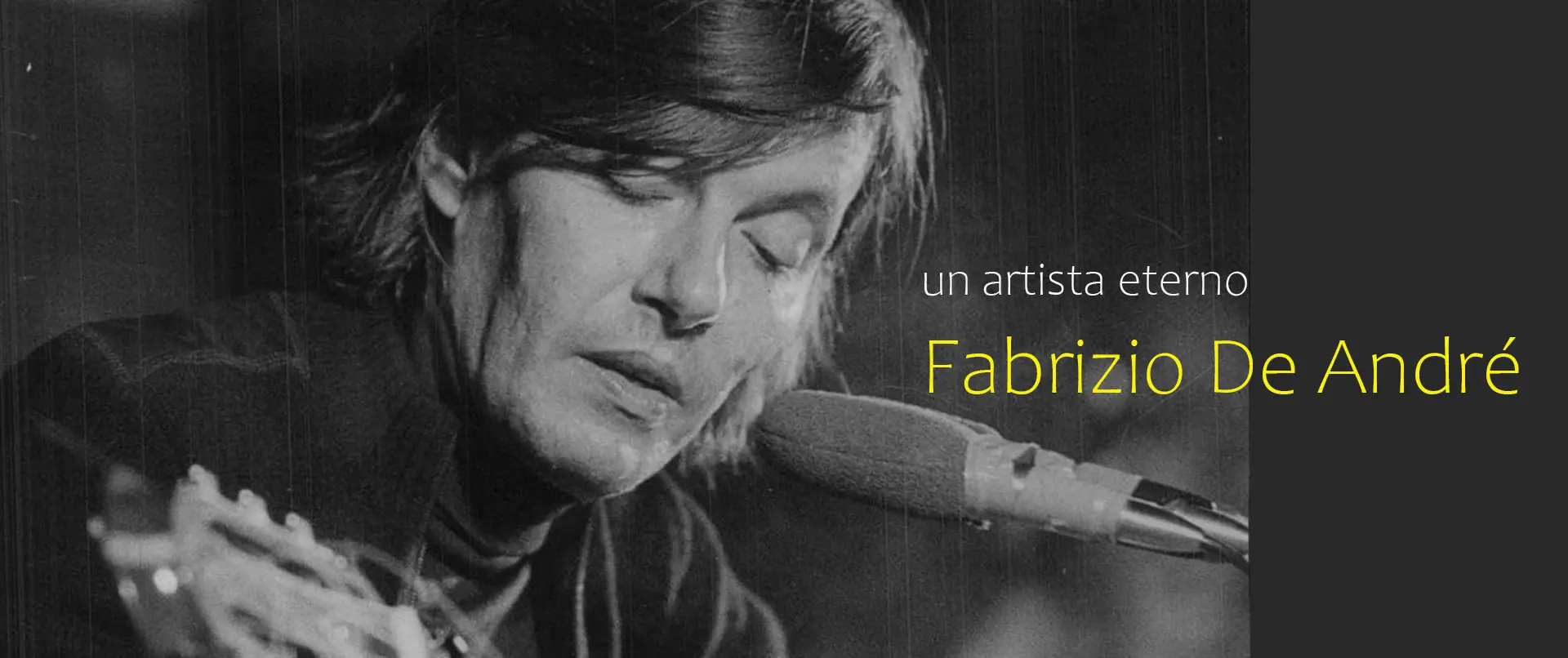 Fabrizio de andrè biografia segreti del poeta della canzone d'autore