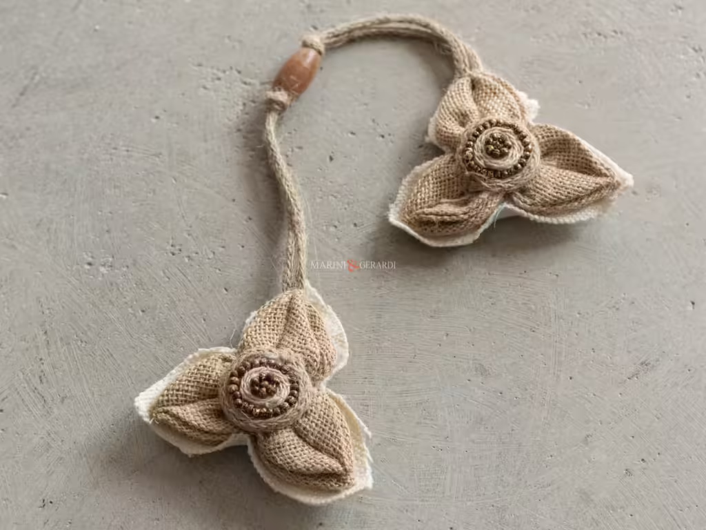 Ferma tenda con calamita stella alpina particolare fiore pic