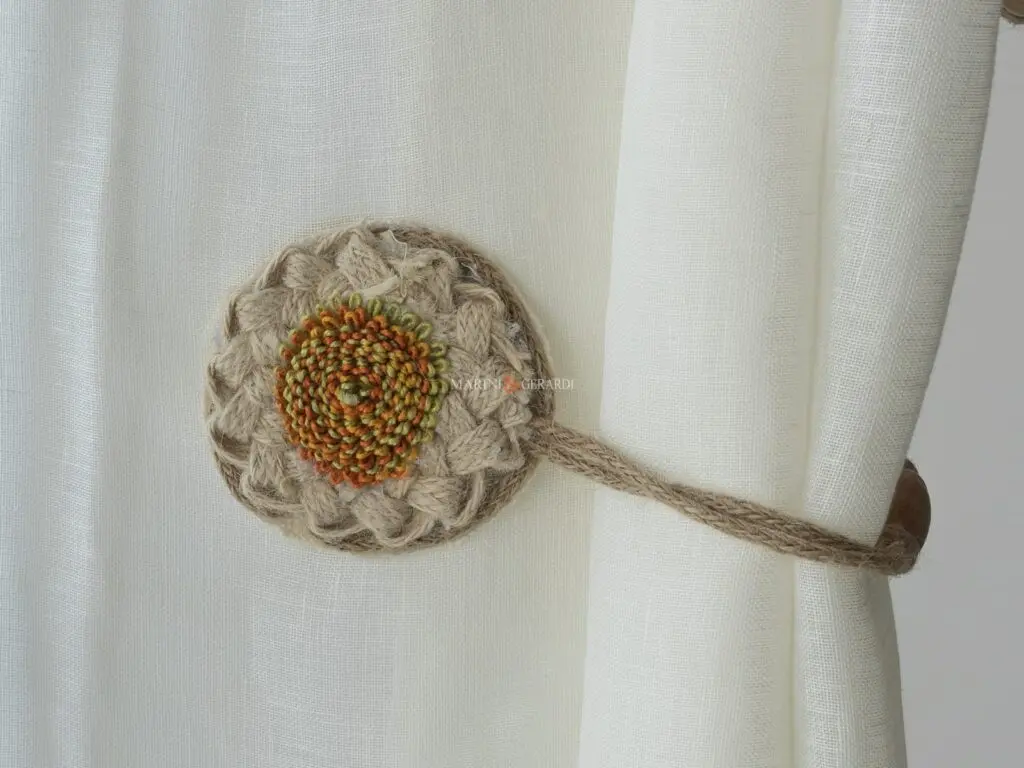 Fermatende calamita tende da interno design con fiori a magnete