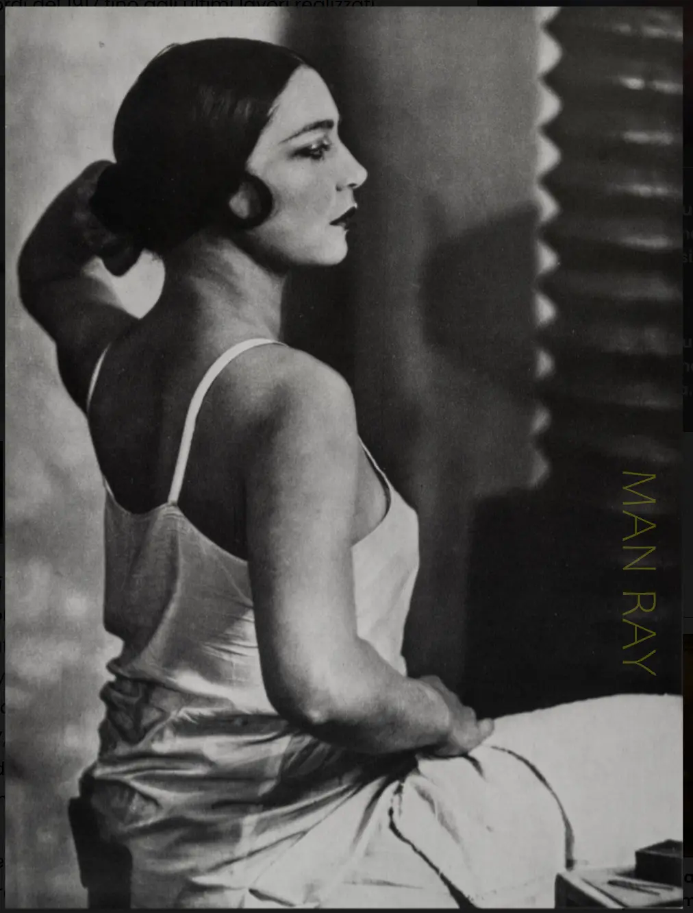 Man Ray ritratto di Kik De Montparnasse mostra Ca’ Giustinian 2026