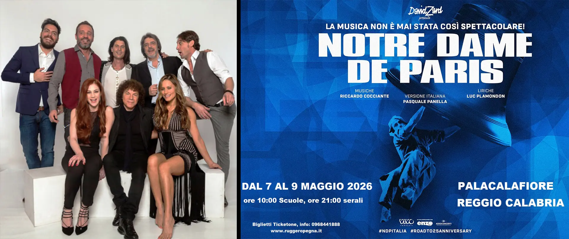 Riccardo cocciante tour 2026 notre dam de paris