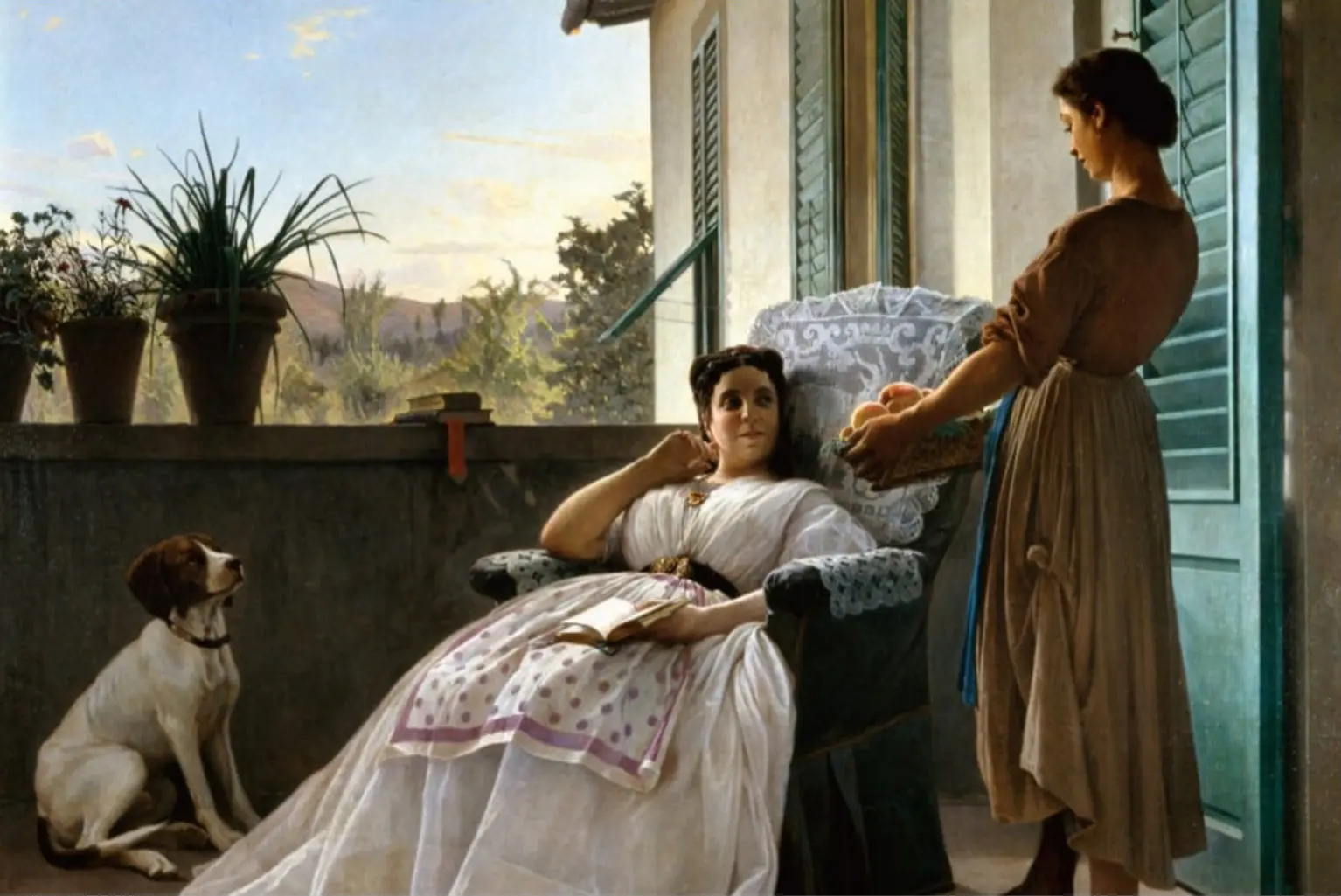 Silvestro lega la padrona del giardino 1887