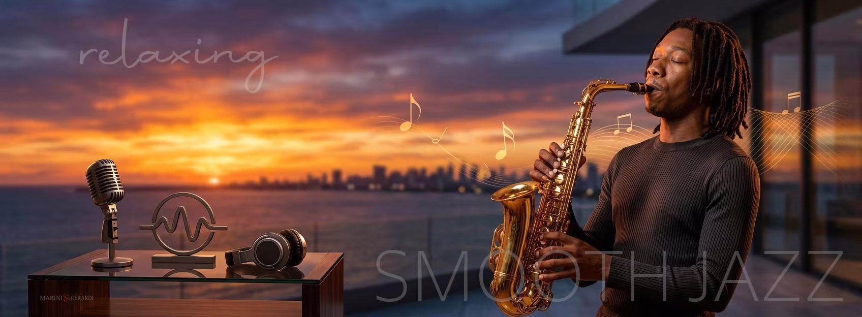 Smooth jazz relaxing web radio